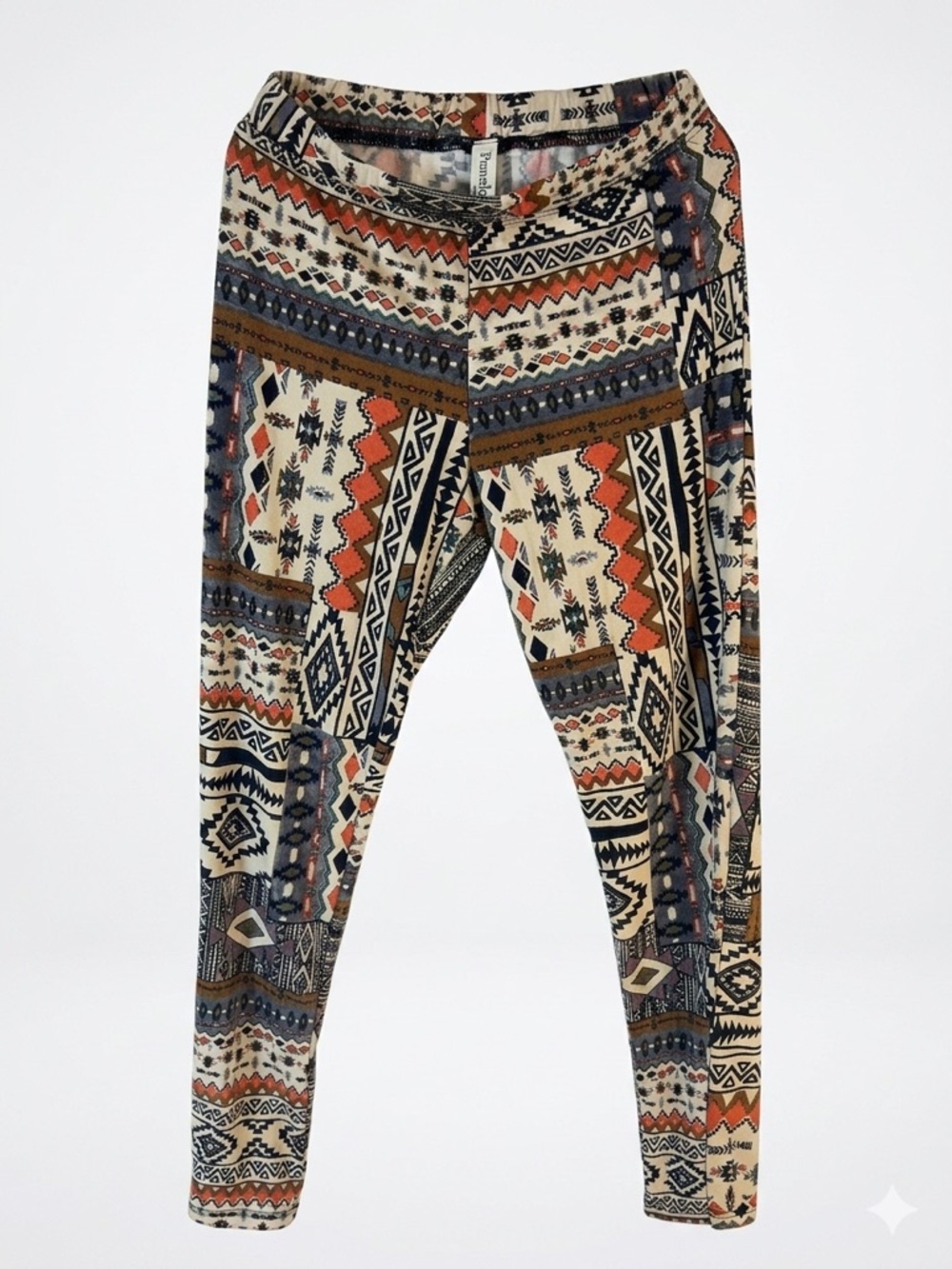 Pomelo tribal/geometric print leggings girls size 8